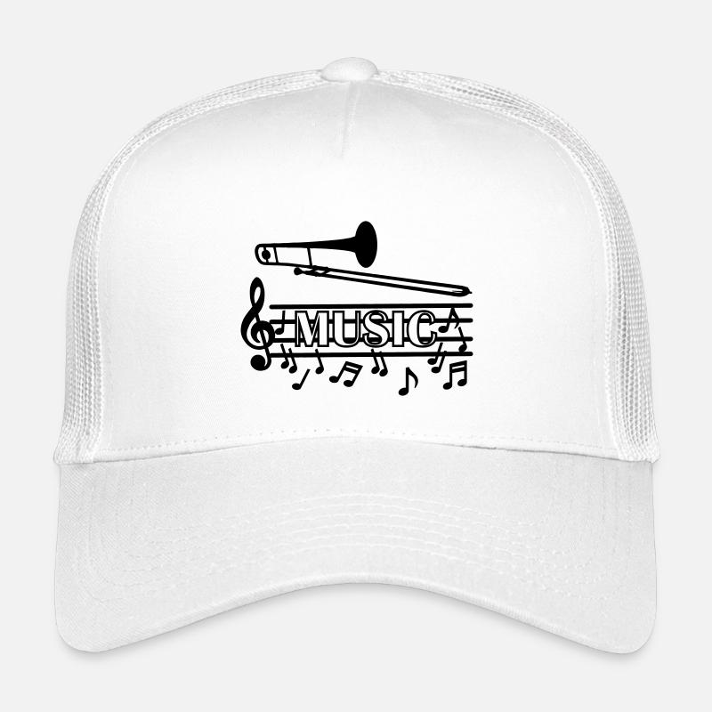 Trombone music logo Kids’ Trucker Cap