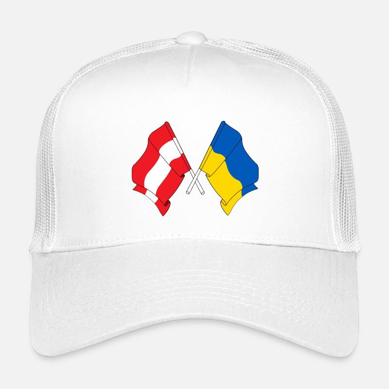Drapeau Autriche drapeau Ukraine Casquette trucker enfant