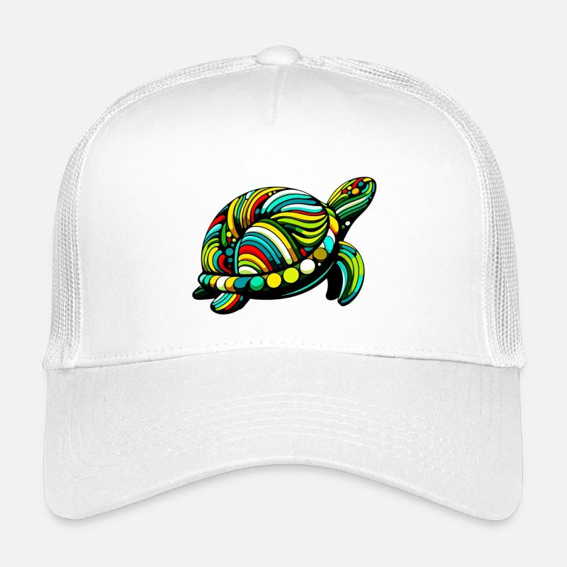 Schildkröte - Kinder Trucker-Cap - Weiß