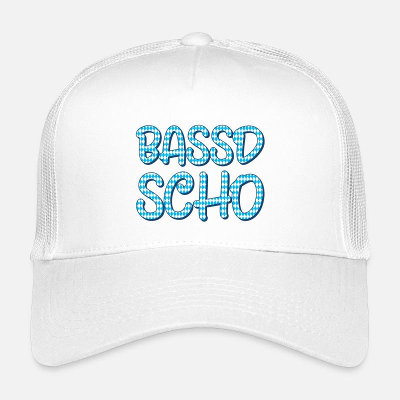 Bassd scho - Kinder Trucker-Cap - Weiß