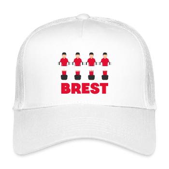 Brest - Kinder Trucker-Cap - Weiß - Vorne