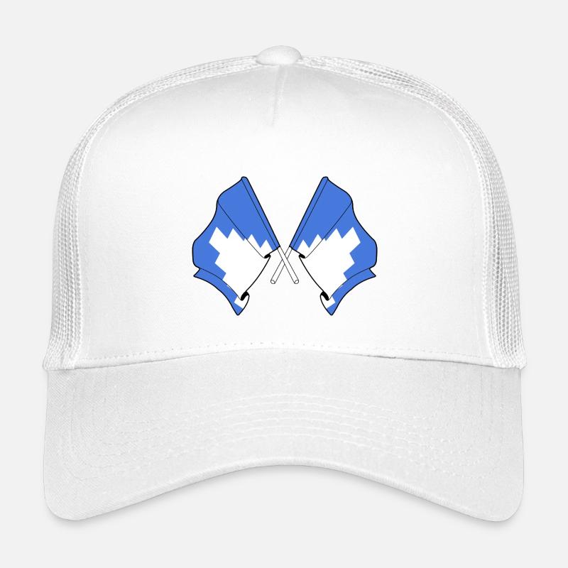 Deux drapeaux croisés d’Akershus Casquette trucker enfant