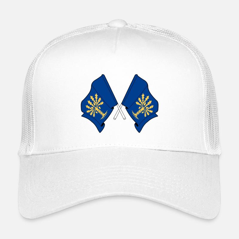 Blekinge, Schweden – Macht unter doppelter Flagge Kinder Trucker-Cap