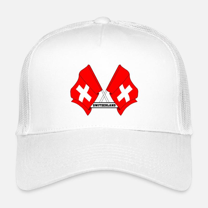 Drapeaux de la Suisse Casquette trucker enfant