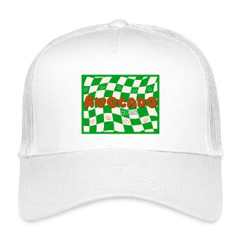Avocadoholic - Amateur de base de plantes végétaliennes Vege drôle - Casquette trucker enfant - blanc - Devant