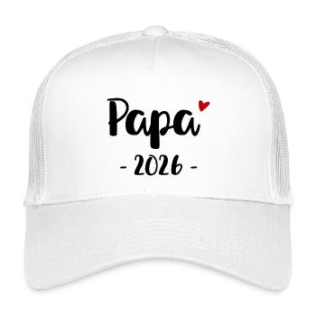 Dad 2026 design for all expectant fathers - Kids’ Trucker Cap - white - Front