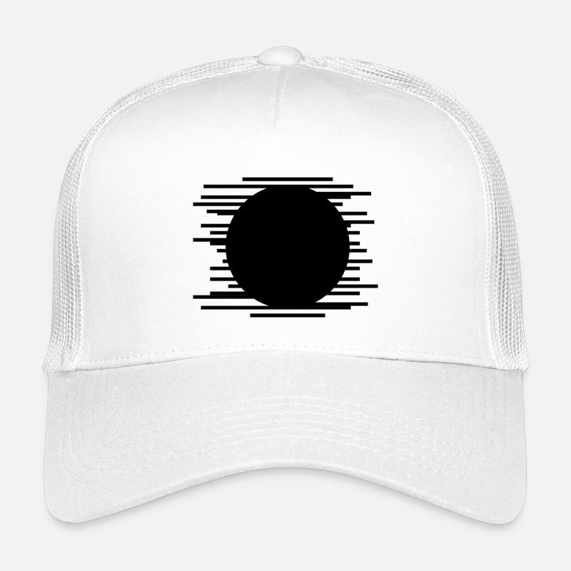 Motif de lignes minimalistes Casquette trucker enfant