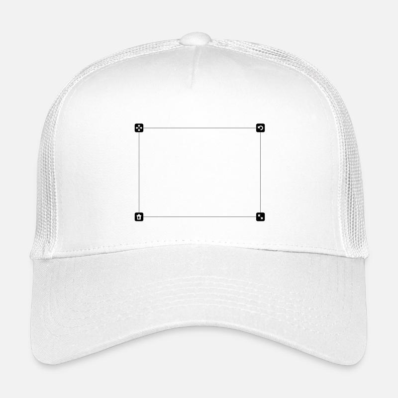 Motivfeld - Kinder Trucker-Cap - Weiß