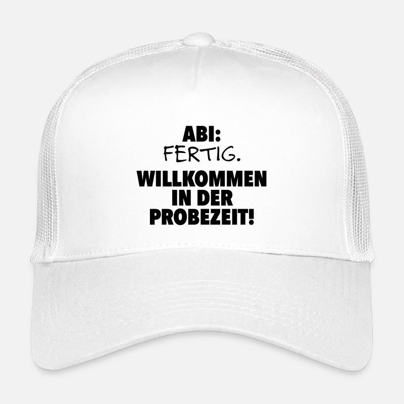 Abitur fertig - Kinder Trucker-Cap - Weiß