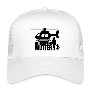 Helikopter Mutter Spruch Humor - Kinder Trucker-Cap - Weiß - Vorne