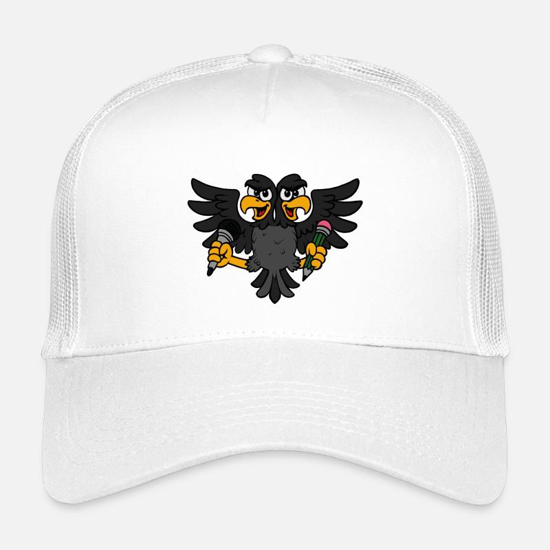 Kreativer Adler - Kinder Trucker-Cap - Weiß