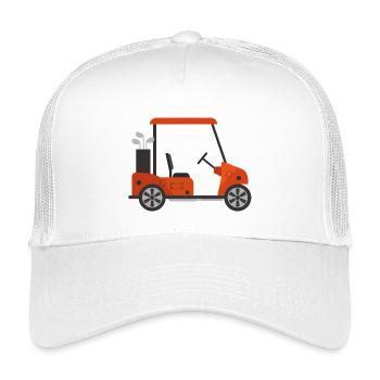 Golf carts - Kids’ Trucker Cap - white - Front