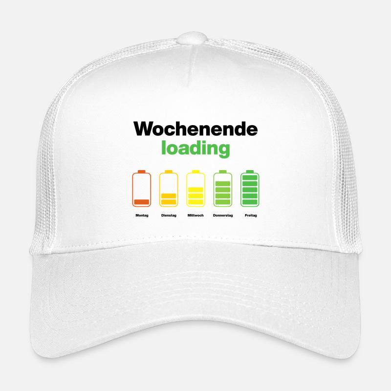 Wochenende loading – Akku voll am Freitag, Arbeit Kinder Trucker-Cap
