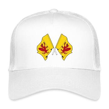 Deux drapeaux franchis – Somerset - Casquette trucker enfant - blanc - Devant