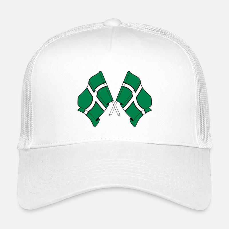 Drapeaux croisés du Devon Casquette trucker enfant