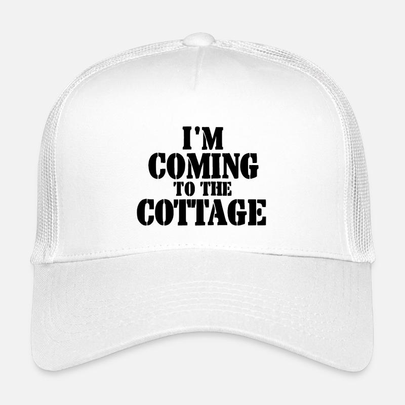 J’arrive au cottage - noir Casquette trucker enfant
