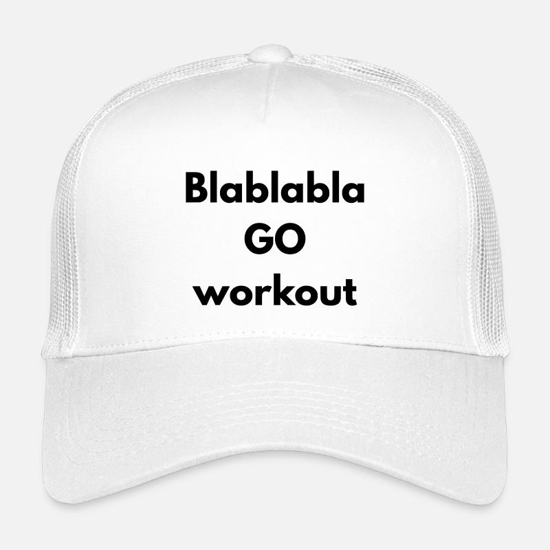 BLABLABLA go workout - Kids’ Trucker Cap - white