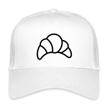 Halbmond - Kinder Trucker-Cap - Weiß - Vorne