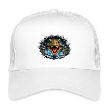 Percée du T-Rex à partir du crack - Casquette trucker enfant - blanc - Devant