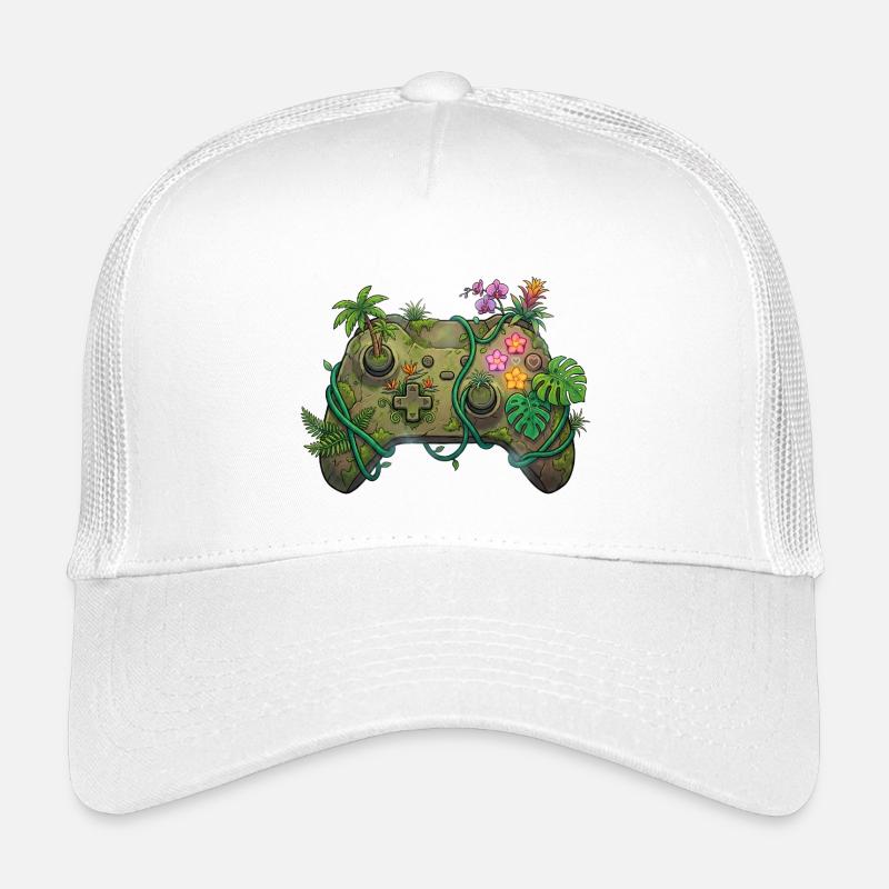 Jungle Controller – Gaming-Aufkleber Kinder Trucker-Cap