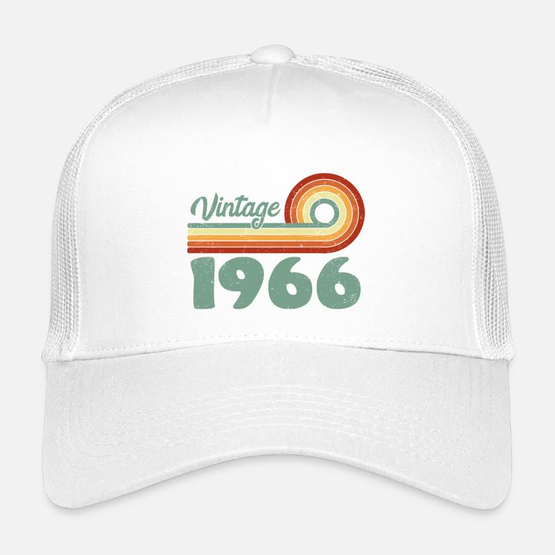 Classic 1966 Memorable Anniversary 1966 Retro Kids’ Trucker Cap