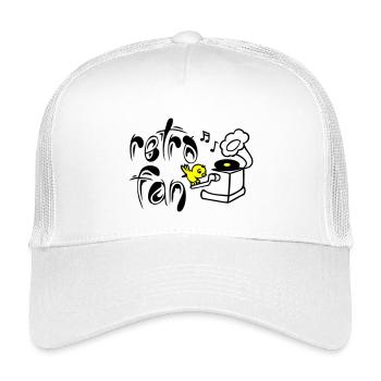 Retro Fan - Kinder Trucker-Cap - Weiß - Vorne