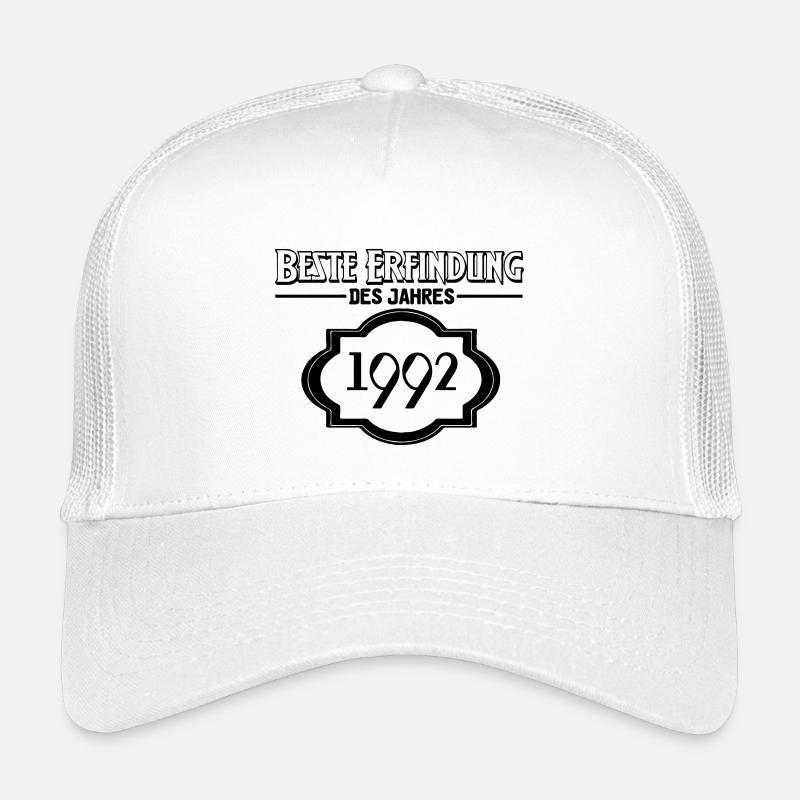 Beste Erfindung des Jahres 1992 Geschenk - Kinder Trucker-Cap - Weiß