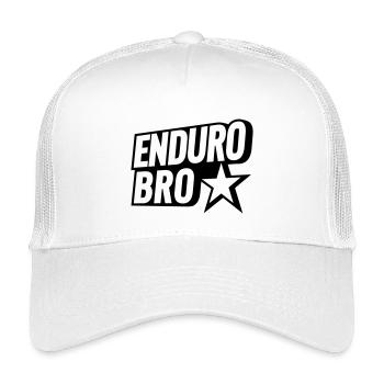 Enduro Bro MTB simple - Kids’ Trucker Cap - white - Front