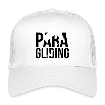 paragliding Gleitschirmfliegen - Kinder Trucker-Cap - Weiß - Vorne