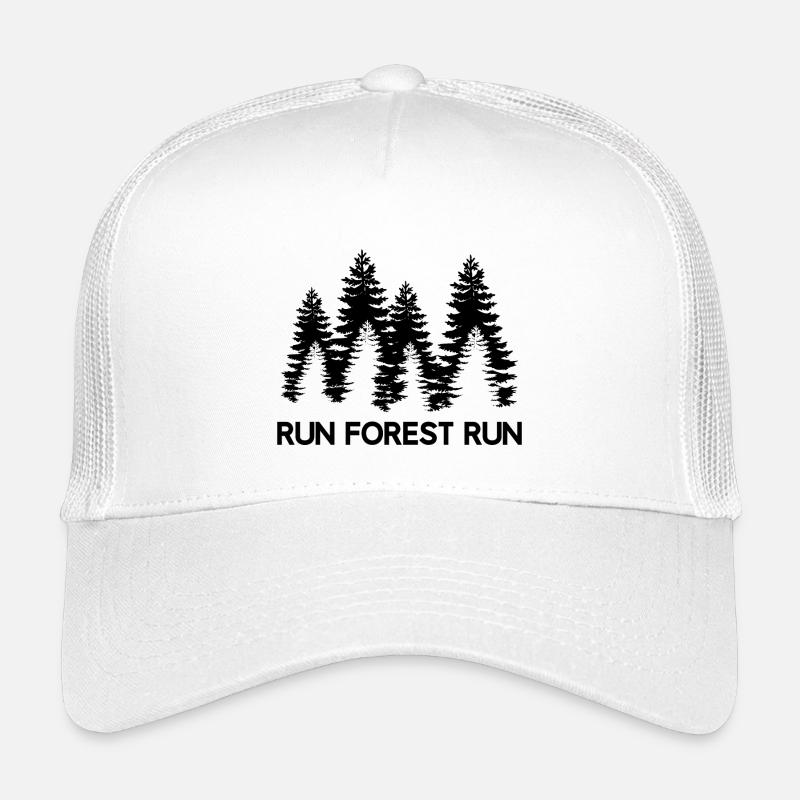 Lauf, Forest, lauf - Kinder Trucker-Cap - Weiß