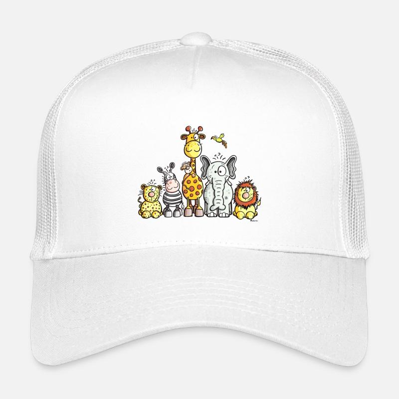 Das Safari Team - Kinder Trucker-Cap - Weiß