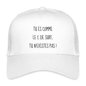 Cinéma / Citation / Série télé / Geek - Casquette trucker enfant - blanc - Devant