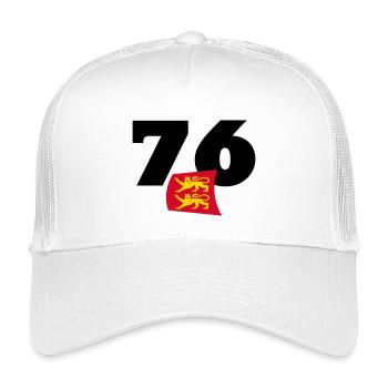 Seine-Maritime - Normandy - France - Kids’ Trucker Cap - white - Front