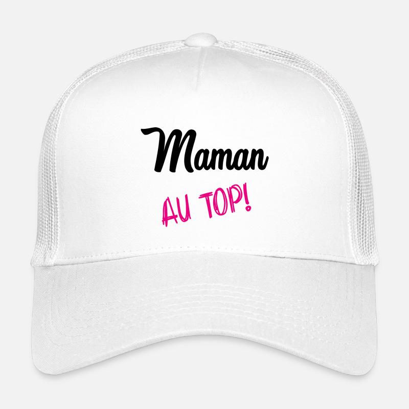 MAMA AN DER SPITZE Kinder Trucker-Cap