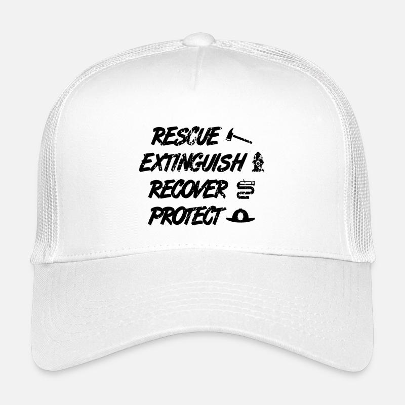 Rescue Extinguish Recovery Protect Kids’ Trucker Cap