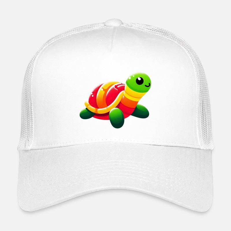 Schildkröte - Kinder Trucker-Cap - Weiß