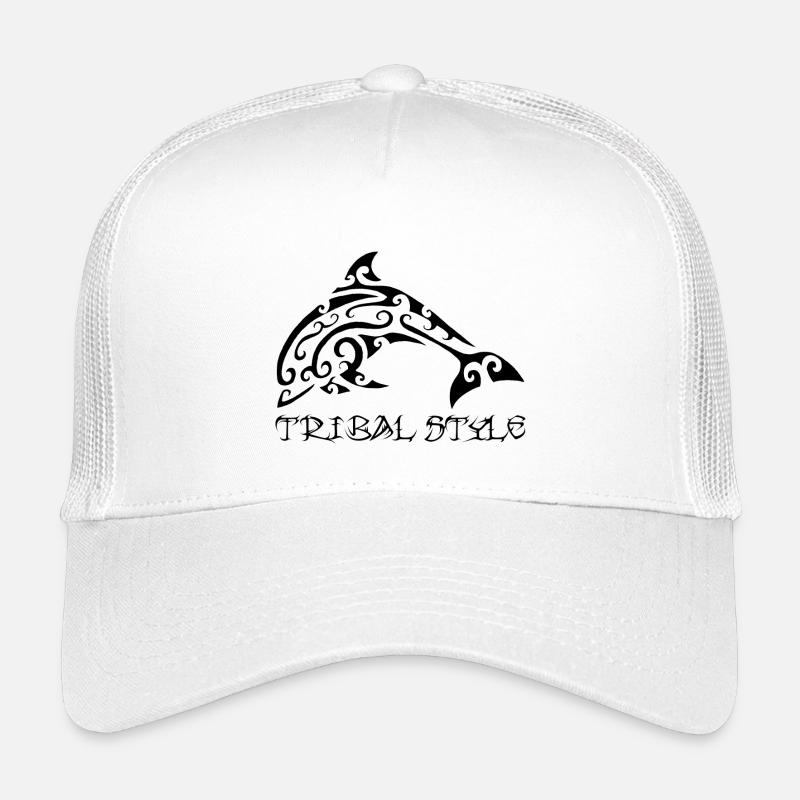 Dauphin noir de Polynésie Casquette trucker enfant