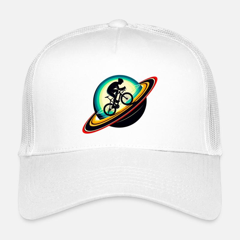 Cyclist on Saturn Kids’ Trucker Cap