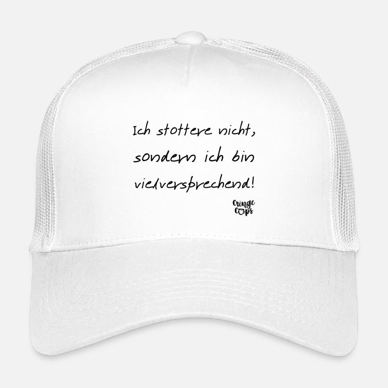 Ich stottere nicht Kinder Trucker-Cap