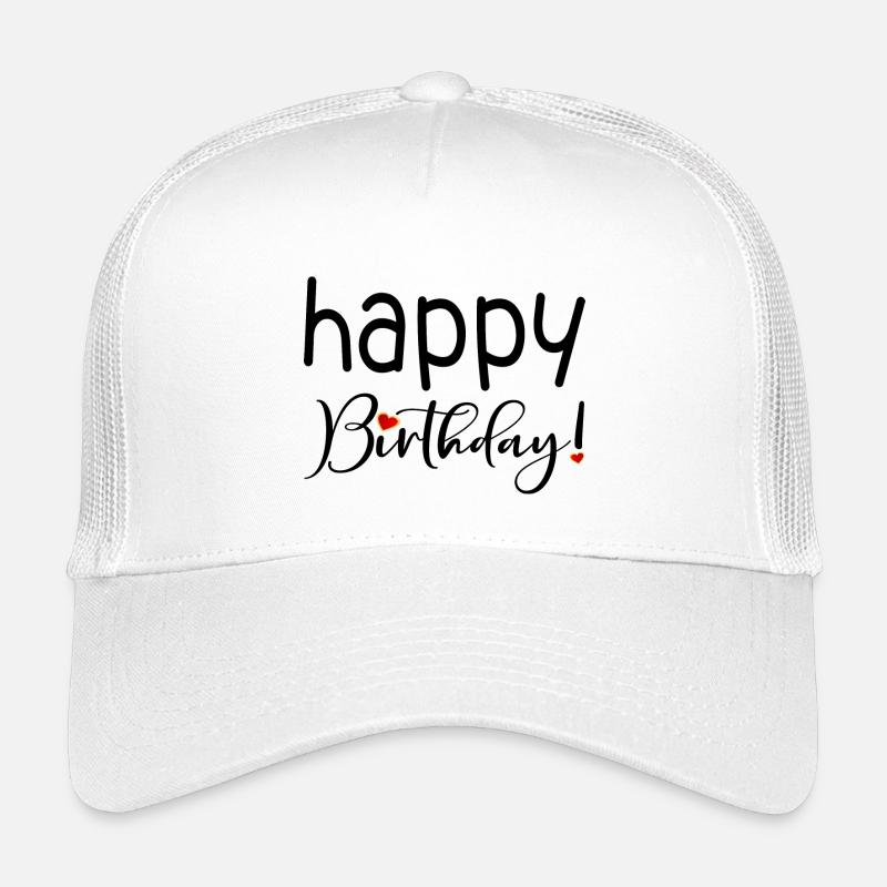JOYEUX ANNIVERSAIRE COEUR Casquette trucker enfant