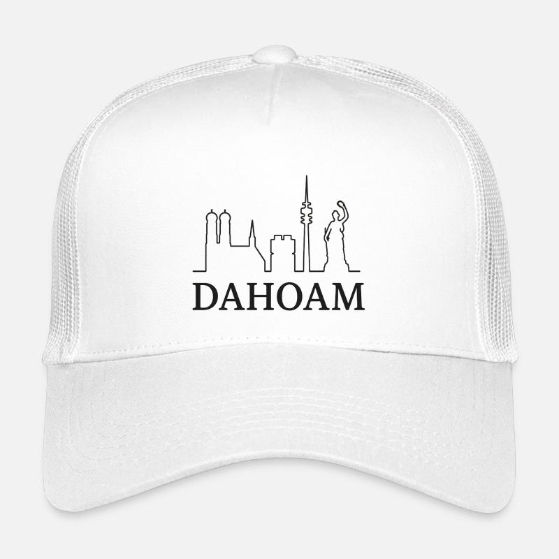 DAHOAM - Kinder Trucker-Cap - Weiß