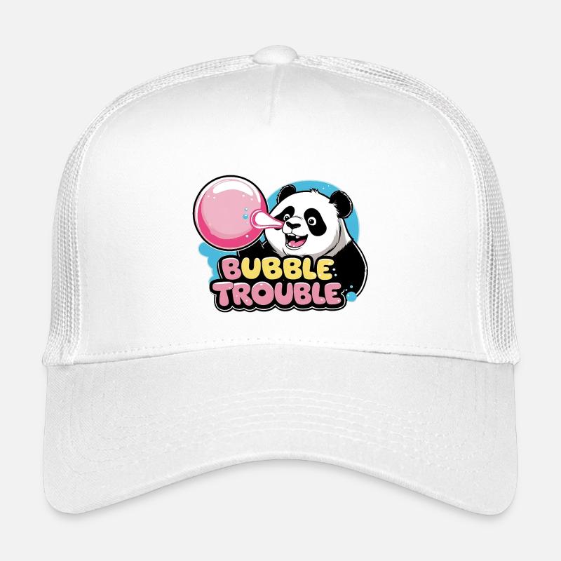 Niedlicher Panda mit Bubble-Kaugummi Kinder Trucker-Cap