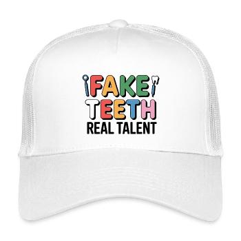 Dentallaborant Bridge Craft - Kinder Trucker-Cap - Weiß - Vorne