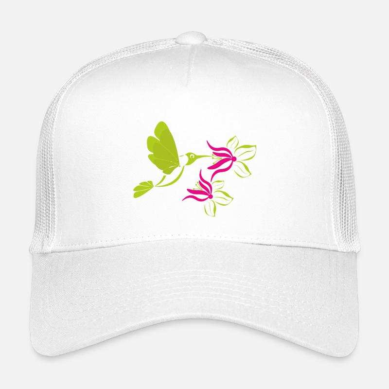 Kolibri_003 - Kinder Trucker-Cap - Weiß