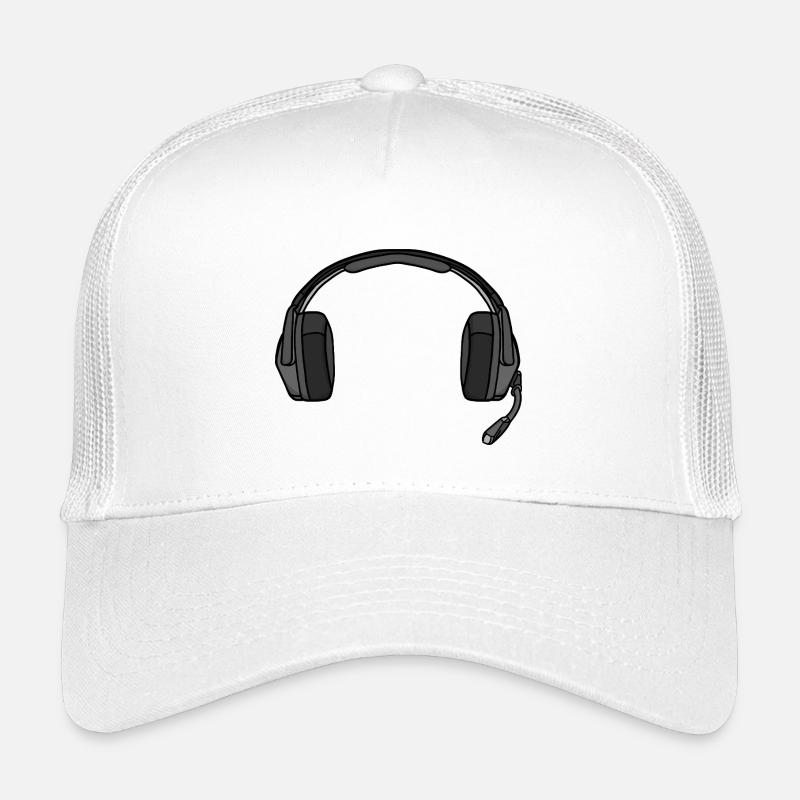 Kopfhörer mit Mikrofon Kinder Trucker-Cap