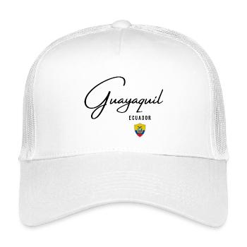 Elegantes Design Guayaquil, ecuadorianischer Stolz - Kinder Trucker-Cap - Weiß - Vorne
