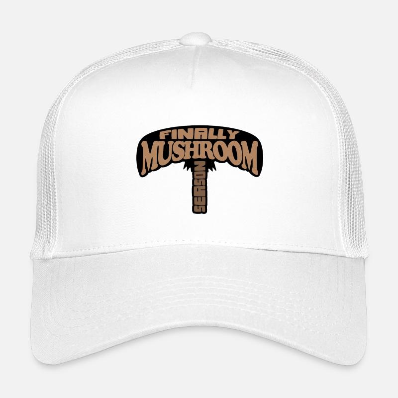 finally mushroom season design Kids’ Trucker Cap