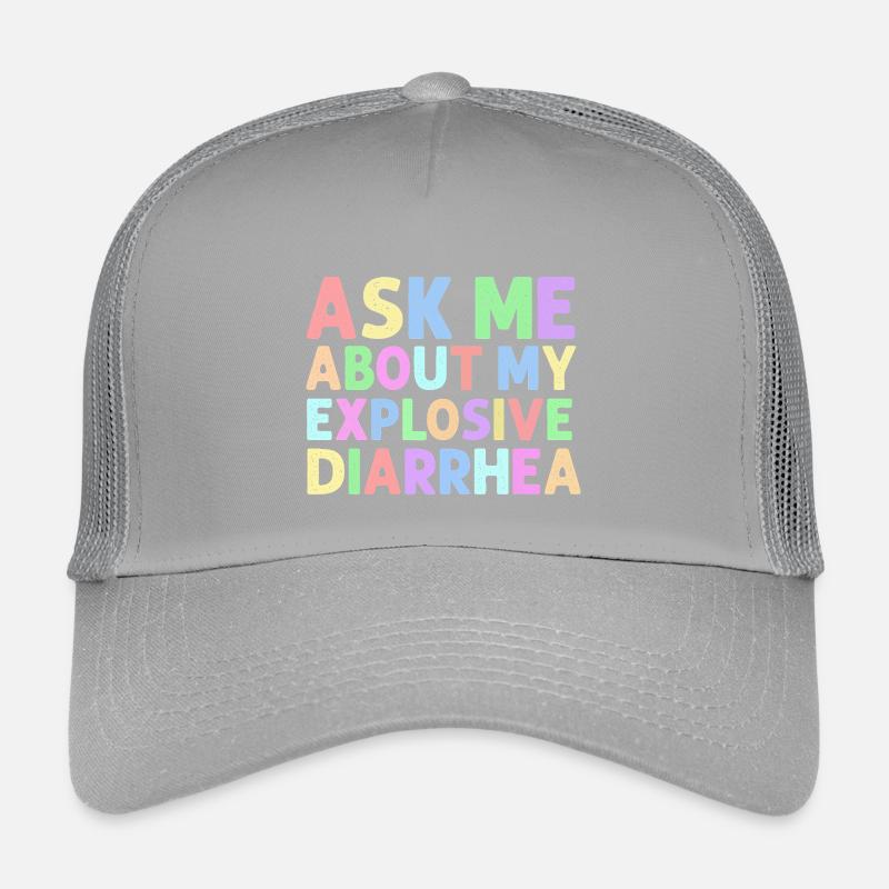 Demande-moi pour mon trouble de la diarrhée explosive Casquette trucker enfant