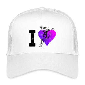 Idée simple de handball pour les femmes - Casquette trucker enfant - blanc - Devant