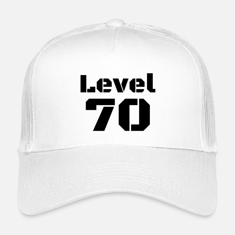 Level 70 - Kinder Trucker-Cap - Weiß